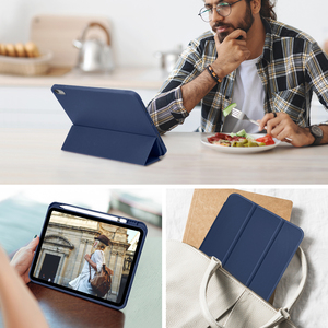 Funda Inteligente con Soporte Tríptico para iPad A16 iPad 10.ª Generación 11 Pulgadas 2025/10.9 Pulgadas <span class=keywords><strong>2022</strong></span>, con Soporte para Lápiz y Parte Trasera de TPU Suave - Product Image 6