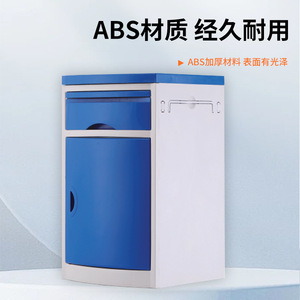 Hospital Cabinet <b>Bedside</b> <b>Table</b> 1 Door Plastic Top Easy Cleaning For Bedroom Use - Product Image 3