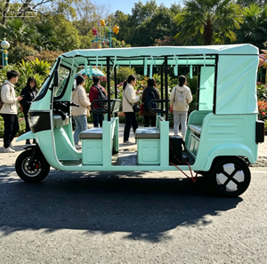 Triciclo Eléctrico de Pasajeros Homologado por la UE con Certificado EEC COC - Totalmente Homologado para Taxis en Grecia, <span class=keywords><strong>España</strong></span> y Portugal - Product Image 4