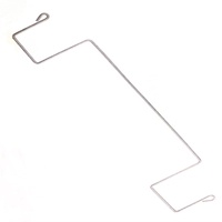 Support de suspension pour serre en fil d'acier galvanisé à chaud, pour tuyaux de chauffage et systèmes de culture, extrémité de système de suspension