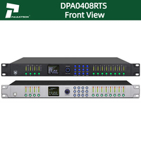 Paulkitson DPA0408RTS Processeur audio numérique professionnel Taux d'échantillonnage 96KHz 4 en 8 FIR AUTO AES Matériau métallique