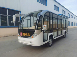 Bus touristique électrique panoramique pour passagers RC certifié CE, 11-14 places, batterie au plomb-acide 48V, 60 km/h, jantes 3 pièces - Product Image 1