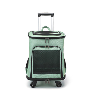 Transportín Plegable Impermeable para Perros, con Gran Espacio, Bolsa con Ruedas y Forro de Poliéster para Uso en Exteriores - Product Image 6