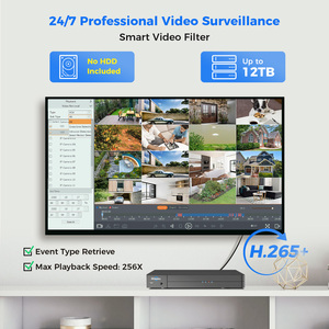 เครื่องบันทึกวิดีโอเครือข่าย16ช่อง8MP ความละเอียด4K P2p อัจฉริยะระบบ H.265 POE NVR รองรับ2 <span class=keywords><strong>SAT</strong></span> - Product Image 3