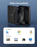 Lecteur de disques Blu-ray externe, USB 3.0 et Type-C, graveur de BD/DVD/CD, lecteur de disques Blu-ray pour ordinateur portable, bureau, Windows 11/10, Mac OS