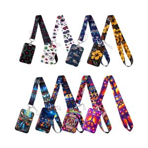 Cordons floraux haut de gamme pour cartes d'identité, portefeuilles et téléphones, avec motifs marguerites et fleurs fraîches, pour femmes/hommes - Product Image 3
