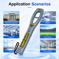 Detector de Metales Portátil de Alta Sensibilidad, Escáner de Seguridad con Alarma de Sonido y Vibración para Eventos e Inspección de Mezquitas