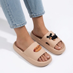 Sandalias de Playa para Mujer y Hombre, Antideslizantes, con Suela Gruesa de EVA, Diseño de Frutas y Animales de Dibujos Animados, Temática de Halloween, para Uso Casual - Product Image 5
