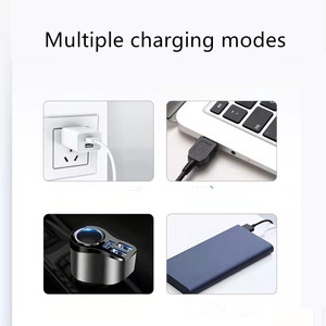 Linterna Led XPE Con 3 modos de promoción, Mini linterna con Zoom ajustable, color gris y plateado, recargable por USB, COB, para regalo - Product Image 6