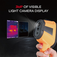 Caméra thermique infrarouge professionnelle LSJ E120 pour extérieur, moins chère, avec écran TFT de 2,8 pouces, résolution 640x480, 5 modes thermiques