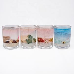 Della fabbrica del Commercio All'ingrosso Vaso di Vetro Di Cristallo Del <span class=keywords><strong>Gel</strong></span> Cera Gelatina <span class=keywords><strong>Candele</strong></span> - Product Image 1