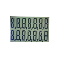 Afficheurs LCD onduleur à segment réfléchissant personnalisés pour Thinkpad T61 avec écran LCD monochrome à 7 chiffres 56 broches pour station-service