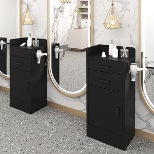 Zs Salon Trolley Hair Salon Locker Barber Shop <b>Tool</b> <b>Cabinet</b> Rack Multi-function Mirror Table Small <b>Cabinet</b> <b>Tool</b> - Product Image 1