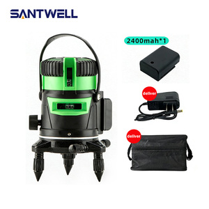 Livella Laser a Infrarossi per Esterni ad Alta Luminosità 2/3/5 Linee, Strumento Autolivellante Automatico per Edilizia, Piastrellatura e Rilevamento - Product Image 3