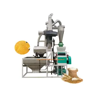 Équipement de broyage automatique de farine de sarrasin de blé de riz blanc de rendement élevé