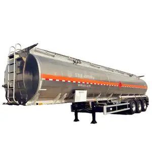 Kraftstofftankschiff mit 3 Achsen 45000L-Anhänger 32000L Aluminium-Kraftstoffbehälter mit 2-Achsen Aluminium-Tank-Anhänger