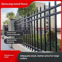 Barandilla de Seguridad de Acero Galvanizado, Valla Sencilla de Hierro Forjado para Patio Rural, Pared Exterior, Jardín Escolar, Villa, Fábrica