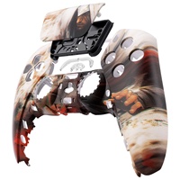 Pour coque de contrôleur PS5-Façade imprimée par sublimation d'œuvres d'art personnalisées EXtremeRate avec pavé tactile, couverture de jeu bricolage