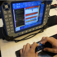 Equipo de prueba ultrasónico de matriz en fase de alta precisión para ángulo R de materiales compuestos