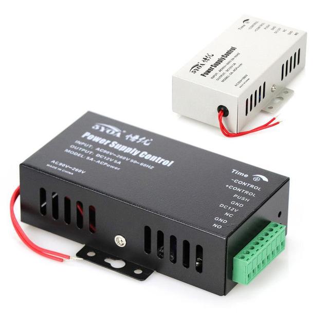 Access Control Power Supply 12V5A Small Controller Adapter Single Double Door Wide Transformer Switch 110V DIN Rail Mounting