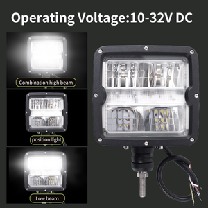 Faro LED de trabajo para vehículos industriales XRLL, SUV, camiones, con luz alta/baja, luz de trabajo, luz LED todoterreno, luz LED de conducción - Product Image 3
