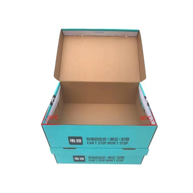 Eco темно-синий уход за кожей, упаковка из гофрированной ткани с логотипом на заказ, Подарочная коробка для рассылки