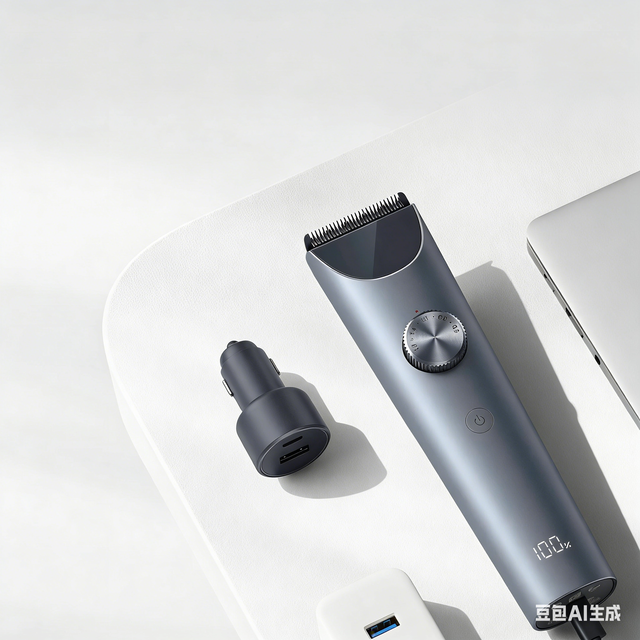 USA Stock Hair Clipper 2 Titanium Alloy Blade Double-Coated Charging Time 2.5 Hours Clipper Head Men Sideburns