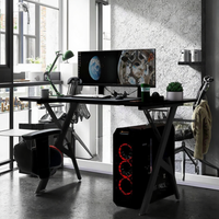 Conception de PC personnalisé Bureau de bureau de jeu à domicile Bureau de bureau bon marché pour les joueurs