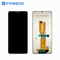 Layar LCD Pengganti untuk Samsung Galaxy A07 Perakitan Layar Sentuh dengan Digitizer Adaptor Perbaikan Ponsel Grosir