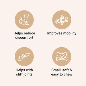 Suplemento de Colágeno Múltiple en Tabletas Masticables para Perros, Marca Privada OEM/ODM, Apoyo de Colágeno para la Salud de las Articulaciones y la Piel - Product Image 3