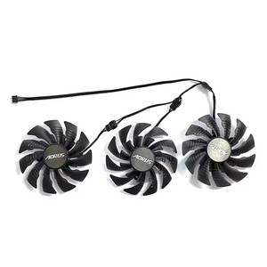Ventilateur de refroidissement pour carte graphique <span class=keywords><strong>GIGABYTE</strong></span> <span class=keywords><strong>AORUS</strong></span> GTX <span class=keywords><strong>1070</strong></span> 1080 1080TI, 95mm T129215BU PLD10015B12H DC 12V 0.5A 4PIN GTX1080TI - Product Image 2