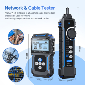 Tester per Cavi di Rete NF-8209Pro, Localizzatore di Cavi Cat5 Cat6, Tester PoE con Rilevamento Lunghezza, <span class=keywords><strong>Test</strong></span> Continuità, NCV e Lampada - Product Image 6