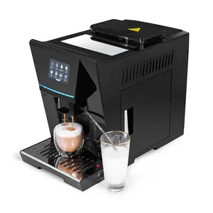 Coffeemax Mesin kopi, Mesin kopi profesional layar sentuh 3.5 inci dengan penggiling otomatis