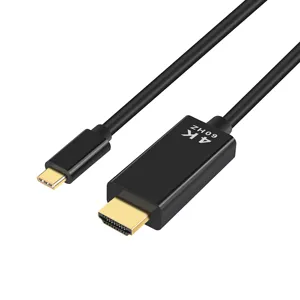 고속 4K 60Hz USB-C Type-c to HDMI 케이블 전화 연결 TV HDTV