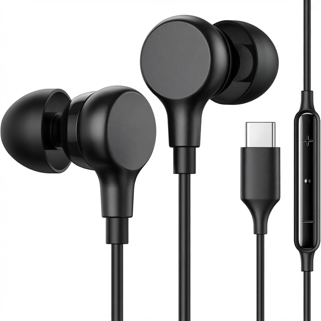 UGREEN EP103 USB Type-C Wired In-Ear Earbuds with Microphone Volume Control ENC Noise Cancellation Dynamic Driver 1.2m Cord