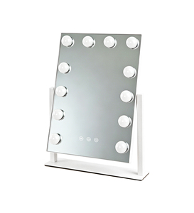 Factory 12 Bulb <b>LED</b> Lighted Plastic Desktop Vanity <b>Mirror</b> Illuminated Smart Dressing <b>Mirror</b> - Product Image 1