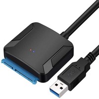 Convertitore cavo adattatore SATA USB3.0 cavo da USB 3.0 a SATA a 22 pin per disco rigido SSD HDD da 2.5 pollici e 3.5 pollici
