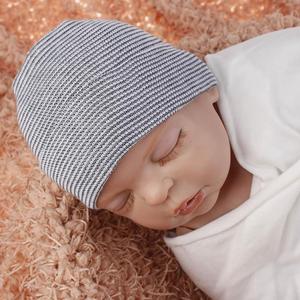 Berretti con nodo in cotone per neonato berretti da notte per bambina cappelli per bambini solidi cappelli per neonati adorabili cappelli per ospedale per bambini - Product Image 6
