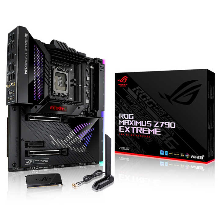 ASUS ROG MAXIMUS Z790EXTREMEマザーボードは、DDR5128GBメモリを搭載 