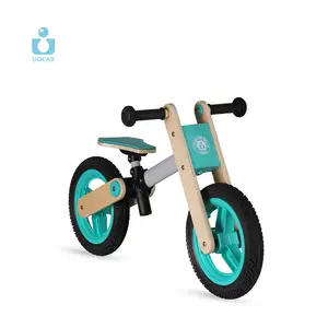 UDEAS kaliteli çocuk denge bisikleti tek hız itme bebek bisiklet no-pedalı çocuklar ahşap denge bisikletleri