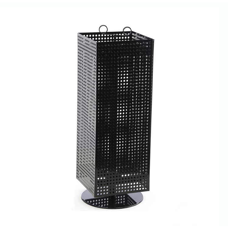 Customized Modern Countertop Rotating Metal Display Stand with for Pegboard Design for Smart Glasses
