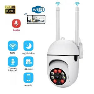 <span class=keywords><strong>A7</strong></span> Dual-Antennen WLAN-Kamera 1080P HD 360 Grad Drahtlose Sicherheits-Webcam PTZ-System für Außenbereich mit Nachtsicht - Product Image 3
