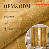 Tissu occultant ColorsTex ODM OEM de haute qualité pour rideaux de fenêtre, idéal pour la maison et l'hôtellerie, vendu au mètre.