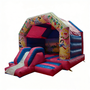 <span class=keywords><strong>Castillo</strong></span> Inflable con Tobogán Temático <span class=keywords><strong>de</strong></span> Princesa, <span class=keywords><strong>de</strong></span> Grado Comercial, para Fiestas <span class=keywords><strong>de</strong></span> Cumpleaños Infantiles, Uso en Interiores y Exteriores - Product Image 2