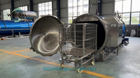 Nouvel autoclave de stérilisation industriel professionnel en acier inoxydable pour boîtes métalliques, bocaux en verre et bouteilles en plastique