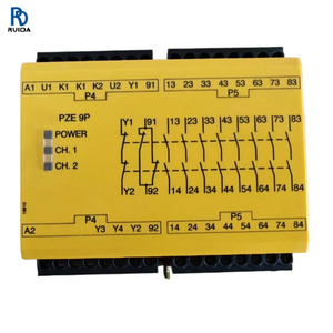 Módulo de Relé de Seguridad de Alto Rendimiento PZE 9P, PZE 8P, PZE 7P, Unidad de Control de Seguridad Eléctrica para Sistemas de Protección Mecánica Industrial - Product Image 1