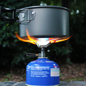 <span class=keywords><strong>Réchaud</strong></span> de camping pliable ultra-léger en alliage de titane -<span class=keywords><strong>3000T</strong></span>, à gaz isobutane, puissant - Product Image 3