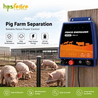 HPSFENCE ODM OEM HPS480 IPX6 Elektrische Omheining Oplader 12V 4.8J Wandmontage Energizer voor Varkenshouderij Gebiedsafscheidingssysteem Gebruiksgereedschap