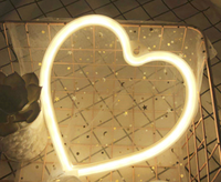 Enseigne néon LED personnalisée en forme de cœur pour mariage, fête, décoration murale de chambre à coucher, cadeau romantique de la Saint-Valentin, éclairage décoratif intérieur