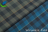 Tissu en sergé à carreaux teint en fil, en fibre de bambou, tissu élastique en microfibre pour chemises et vêtements – Meilleures ventes